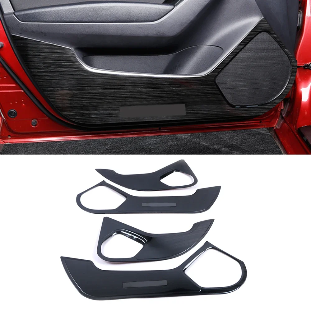 

For Mazda 3 Axela BM BP 2017-2023 Car Accessory Stainless Steel Inner Door Anti-kick Pad Cover Trim Frame Decoration Molding