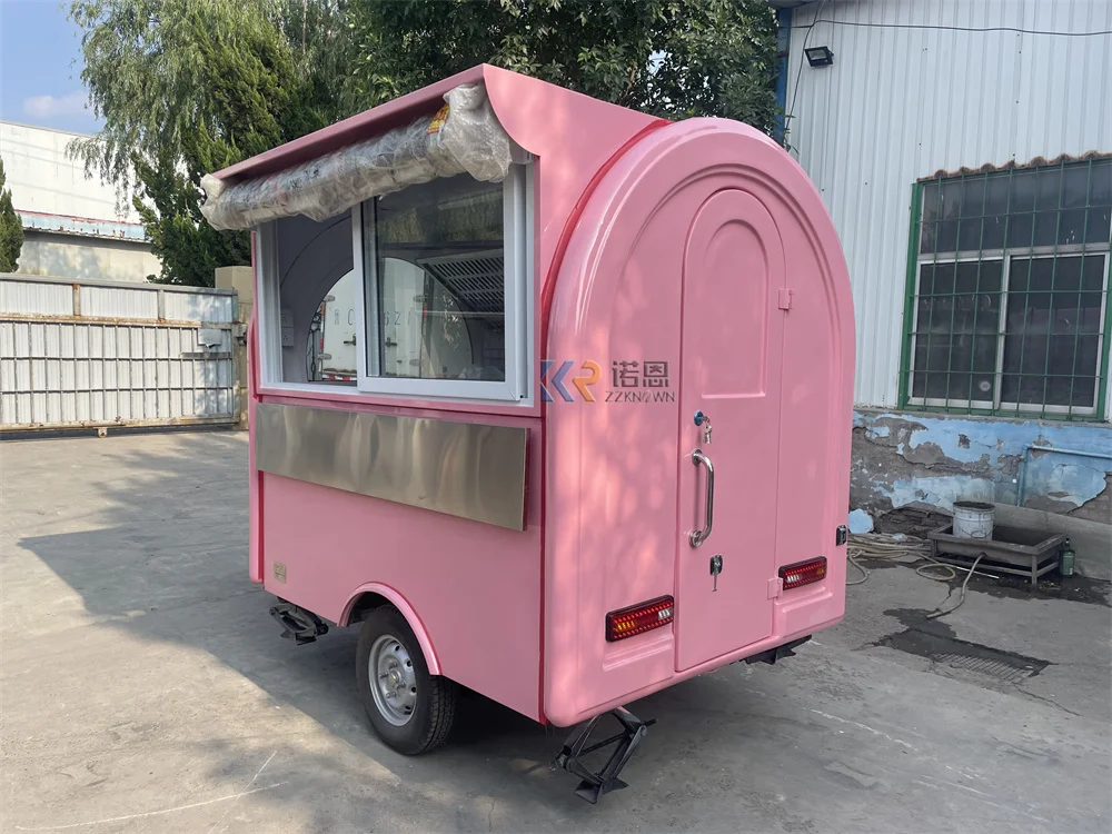 Reboque de comida móvel cafeteria lanche quiosque de pizza personalizado totalmente equipamentos de catering concessão caminhão de comida rápida para venda