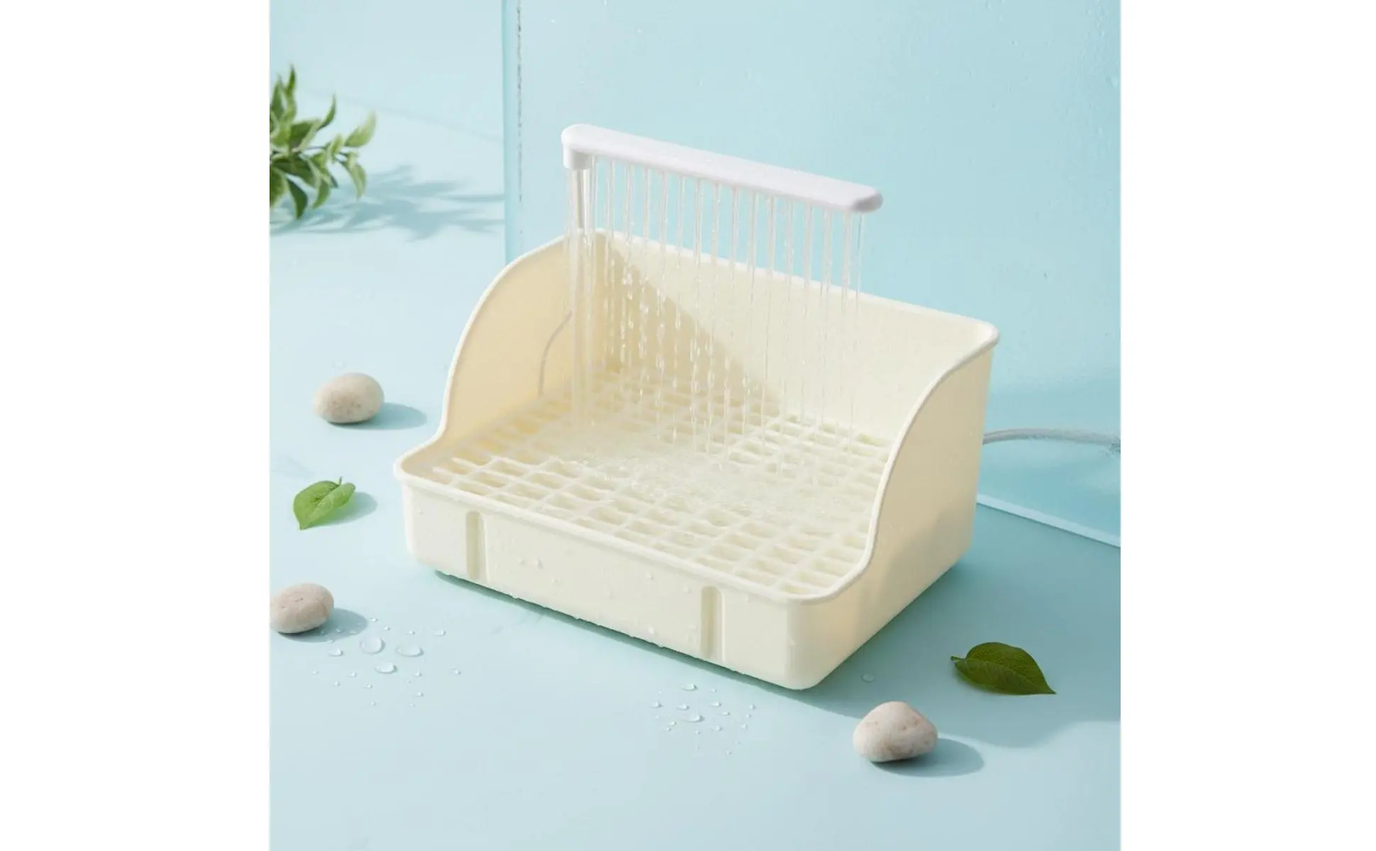 Automatic Avian Shower Easy to Clean Parrot Bathing Tub Electric Avian Water Feature Energy Saving Pet Supplies for Indoor