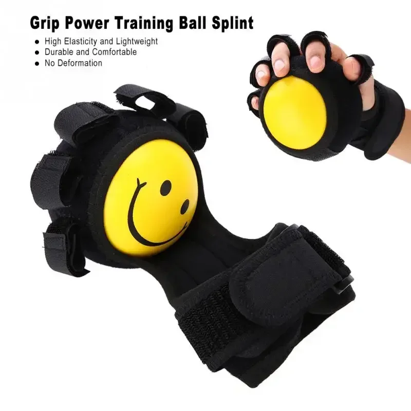 Finger Grip Power Training Ball Splint Finger Orthosis Rehabilitation Fitness Exercise Protector Cover Posture Corrector Health