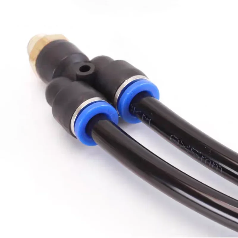 

1pcs Y type Tee Air Pneumatic Fittings Quick Connector PX 4mm 6 8 10 12mm Male Thread M5" 1/8" 1/4" 3/8" 1/2" BSP Rapid Coupler