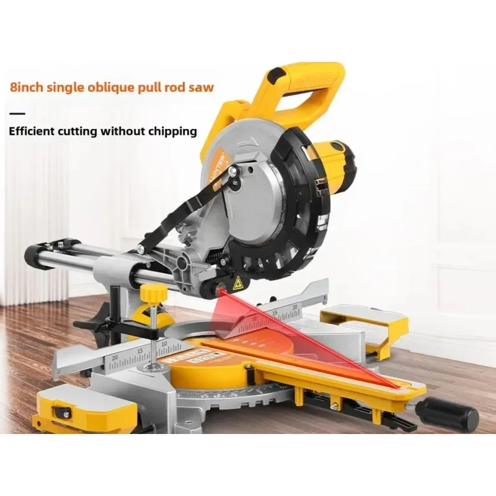 8 inch tie rod saw aluminum machine push-pull woodworking cutting machine tie rod boundary aluminum machine miter saw decoration