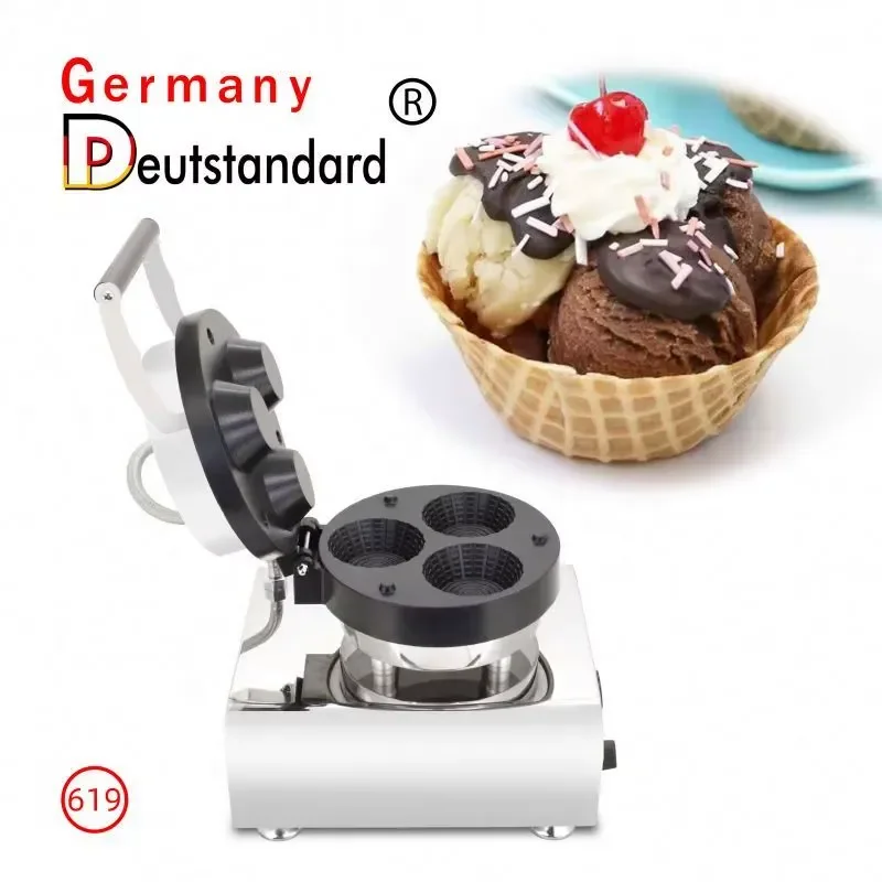 Commercial Electric Egg Tart Press Machine 3 Piece Pie Roaster Maker for Bakery Snack Production Equipment High Efficiency