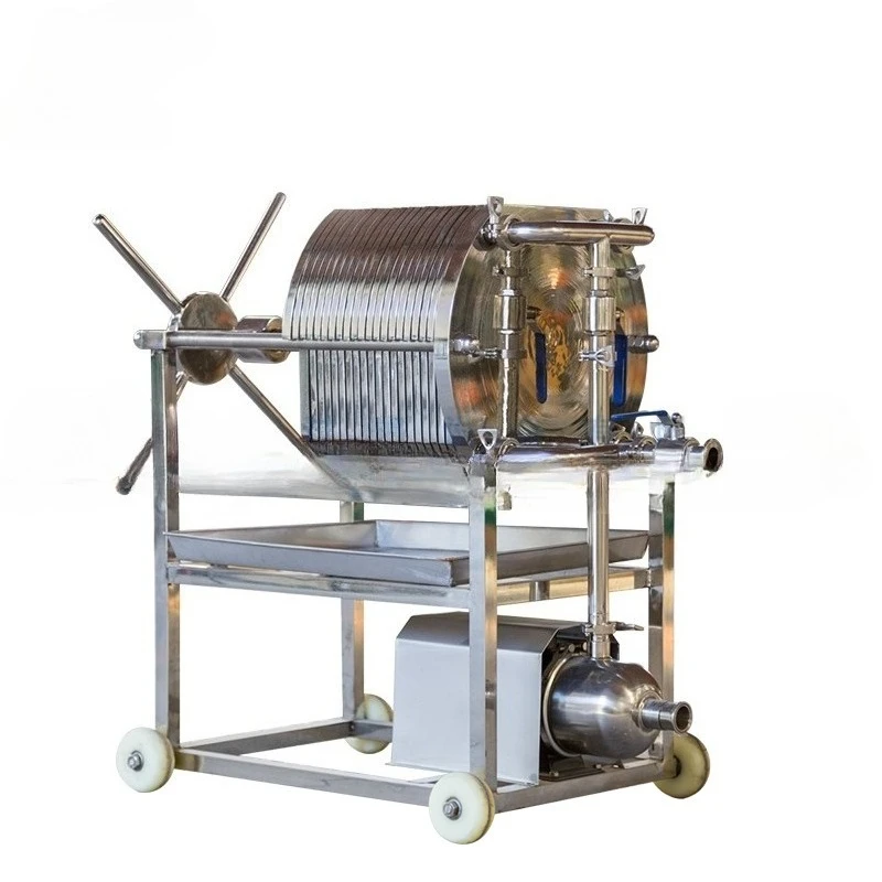 Stainless Steel Manual New Precision Filter Press with 4m Filter Area for Oil Filtration