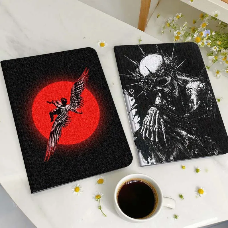 

Cartoon Angel Red Sun Tablet Case For Huawei Honor MatePad MediaPad Air 5 6 7 11 V6 V7 V8 V9 X9 X8 T10 T10s C5e T5 Gift