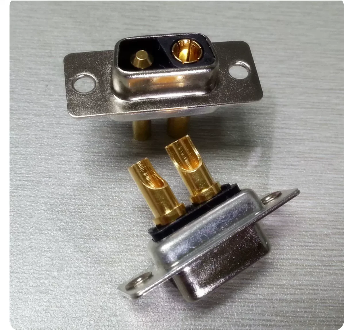 10 pieces, integrated circuit, D-SUB connector 2V2 (male/female) high current DB2 (direct insertion PCB solder board)