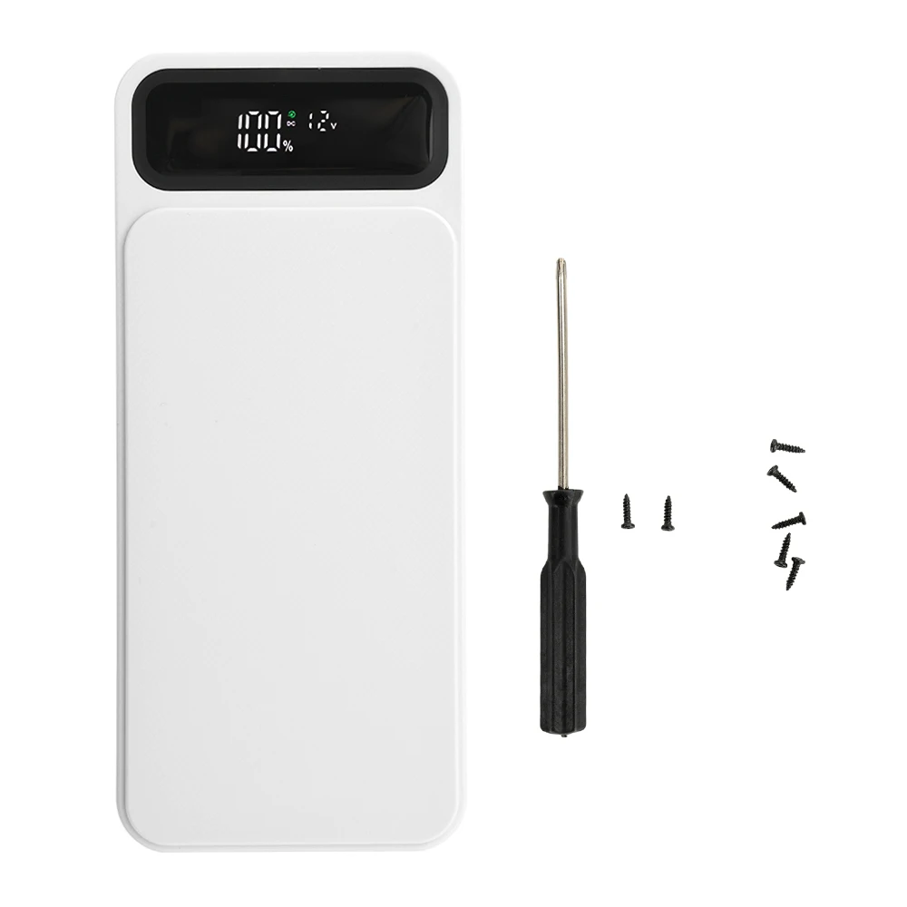 8/10*18650 بطارية قوة البنك حالة Type-C USB 2 * تيار مستمر منفذ الإخراج لحام الحرة المحمولة QC 2.0 3.0 4.0 PD2.0 3.0 لتقوم بها بنفسك قذيفة الإسكان
