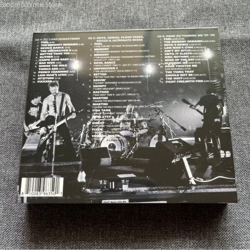3CD Expanded Remastered Edition, Heavy Metal Studio Album with Unreleased Demos & 1997-1998 Live Tracks Music CD Collection Gift
