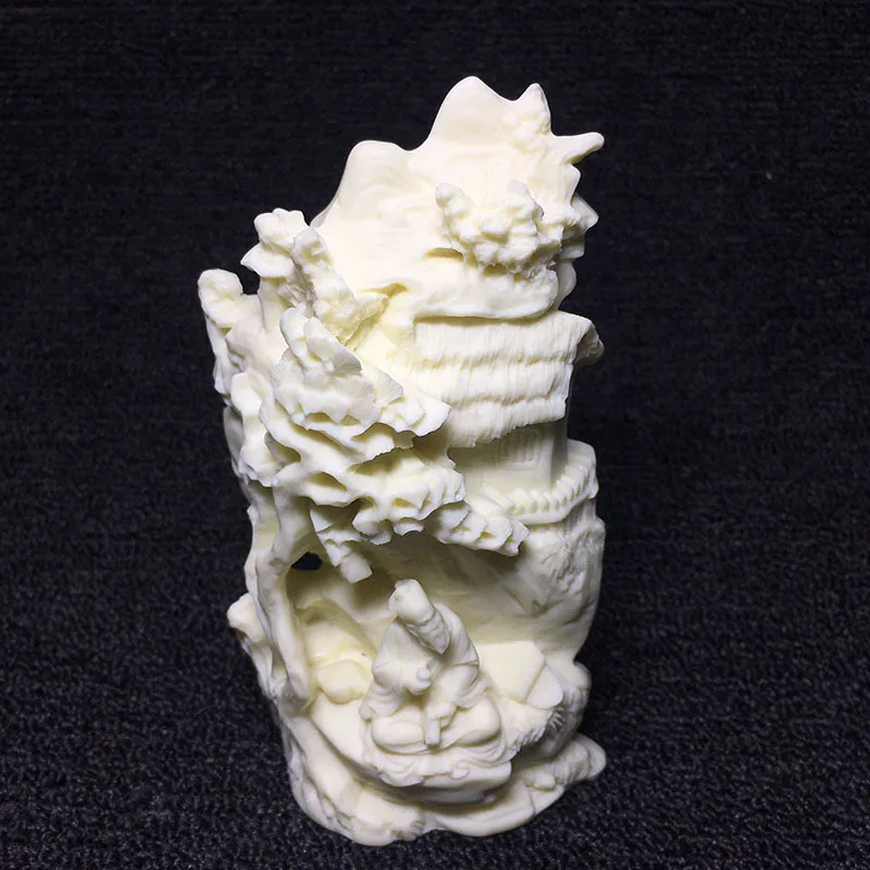 

Ivory Nut Carving Leisure13*7.5*4cmBodhi Seeds Coconut Wood Desktop Crafts Decoration Gift Box