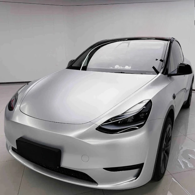 

Pre-cut PPF For Tesla Model Y 2020-2024 Space Gray DIY Color Change Film PET Paint Protection Film Anti-Scratch Resistant Cover