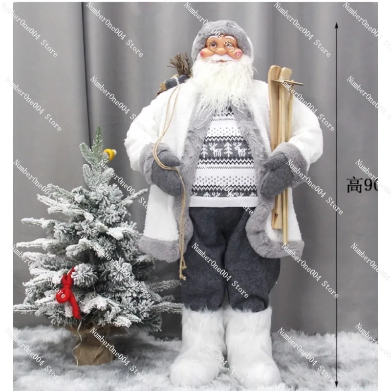 

For Christmas Decorations, Santa Claus Decorations, Scene Decorations, Red Elderly Figures, Standing Elderly Toys