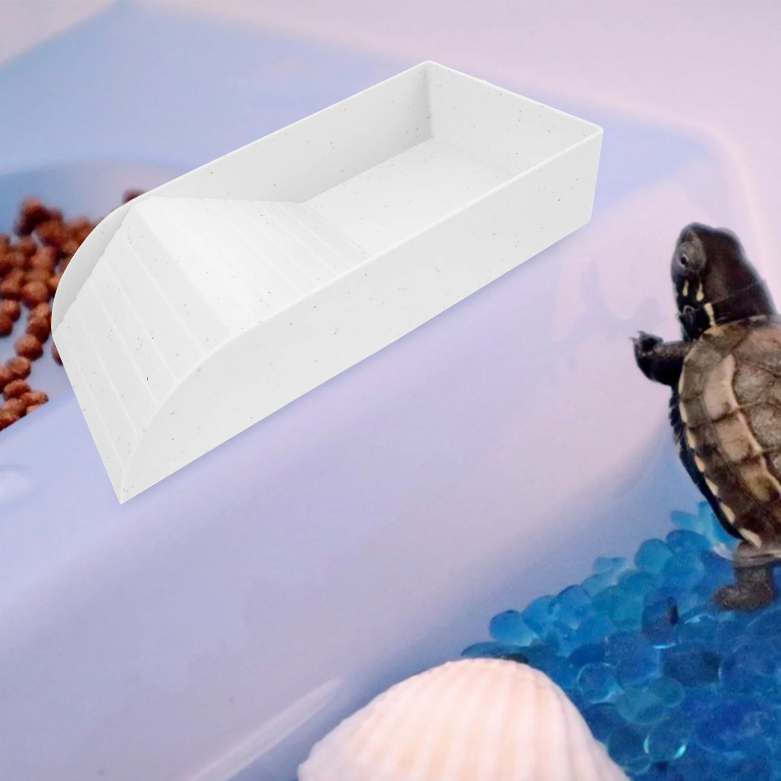 

Turtle Basking Platform Abs Durable Reptile Bathing Ramp For Water Turtles Frogs Lizards Tortoise Fish Tank Decor Aquarium