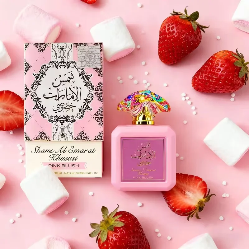 

Ard Al Zaafaran Pink Blush Shams Al Emarat Khususi, Marshmallow Blush Perfume For Women, Eau De Parfum - 100 ML (3.4 OZ)