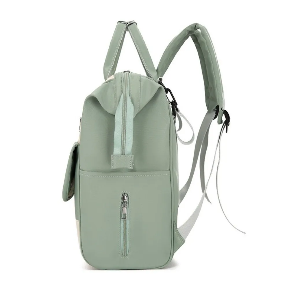 Portable Large Capacity Women's Backpack Lightweight Multi Pocket Baby Diaper Bag Wear-Resistant Waterproof Mommy Bag Teenage