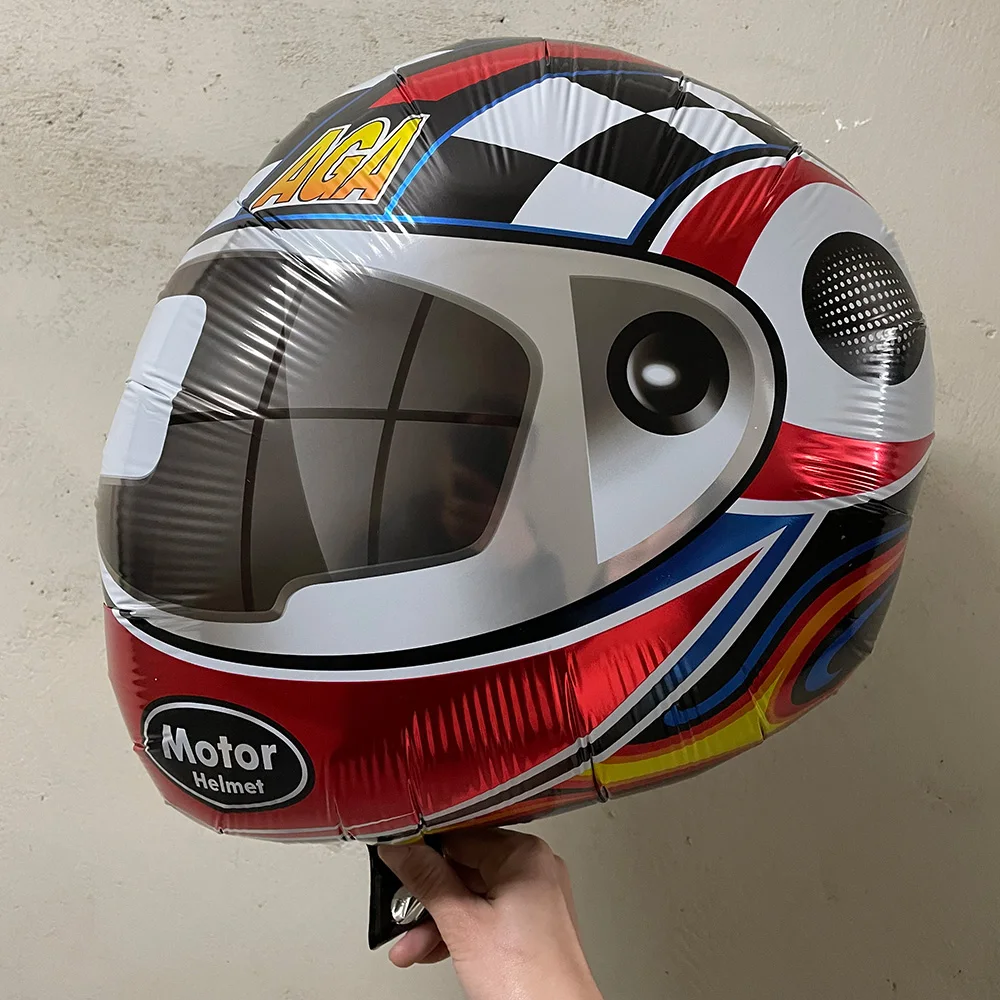 4Pcs Motorcycle Race Car Balloons Hot Wheel Tire Balloon Birthday Party Baby Shower Decorations Boys Dirt Bike Racing Theme view 5