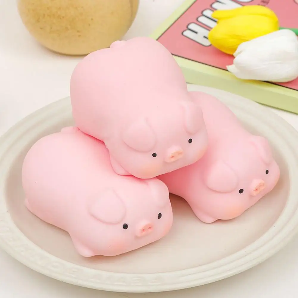 2Pcs Cute Pig Dog Fidget Toys Sensory Toys Squeezing Stretch Stress Relief Toy for Kids Adults for Fun Calming Increase Focus