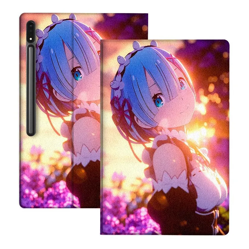 

Rem Beautiful Art Anime Gift For Samsung Galaxy Tab S10 S9 S8 S7 FE Lite Soft Flexible Support Tablet Case