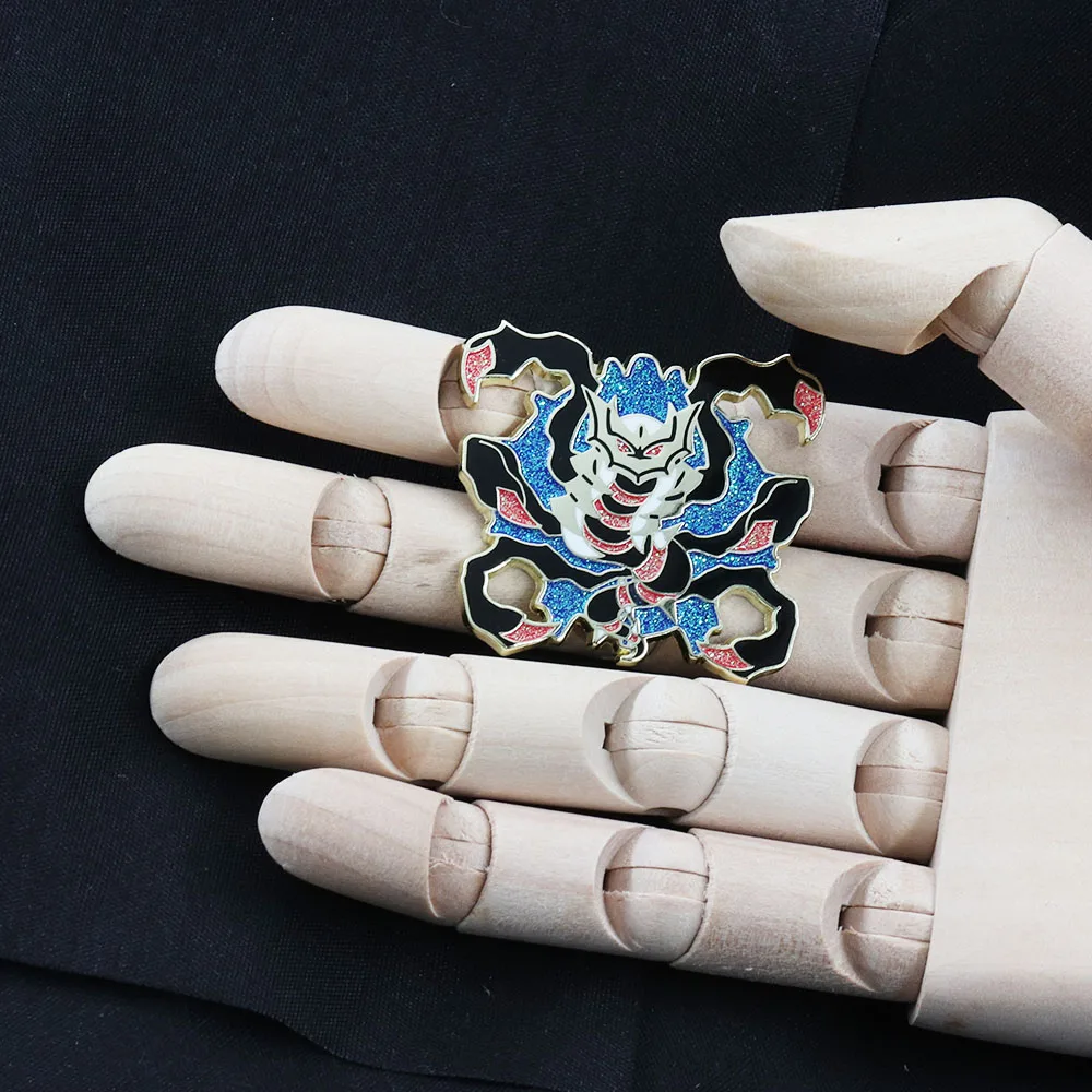 Cute cartoon Japanese Anime pin Giratina Alloy glitter Backpack Badge Clothing Accessories Gift Jewelry for Friends medal