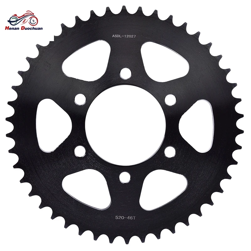 

520-43T 46T Rear Sprocket For Kawasaki Ninja 650 EX650 06-20 KLE650 Ver/sys 2007-2020 ER-6F ER-6N EN650 15-21 Ninja 400 R 14-17