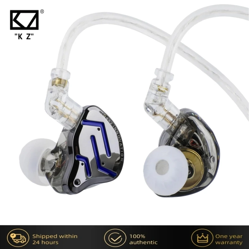 سماعات أذن KZ ZSN Pro 2 داخل الأذن سماعات أذن معدنية 1BA + 1DD تقنية هجينة HiFi Bass صوت واضح IEM إلغاء الضوضاء #1