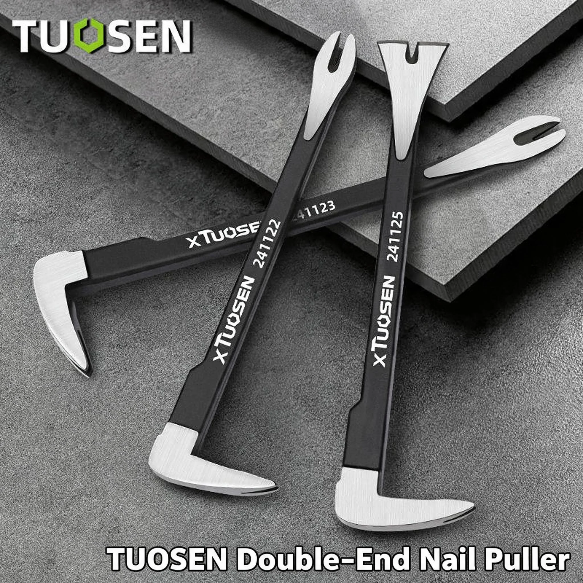 Multifunction Nail Puller Pry Bar Wall Cement Nail Powder-Actuated Nail Remover Nail Extractor for Stripping Walls Pulling Nails