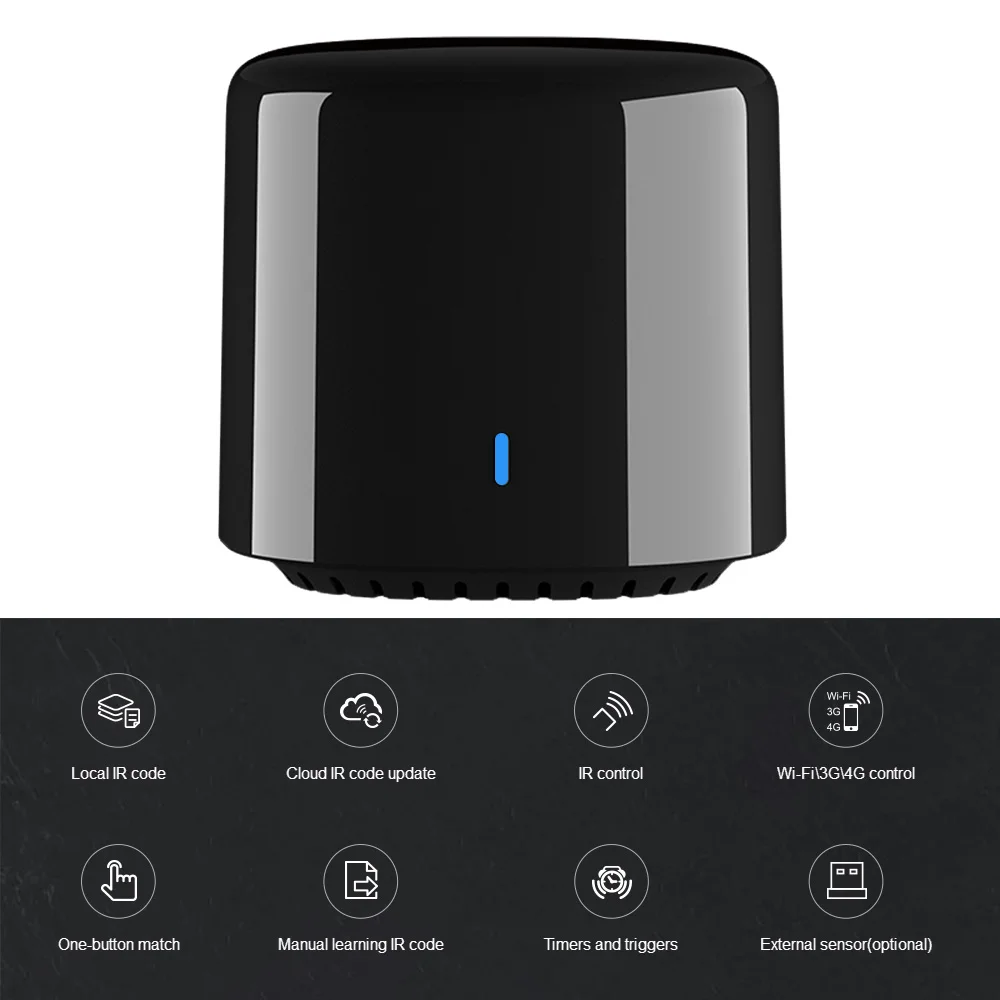 BroadLink 범용 리모컨 블루투스 제어 IR 와이파이 무선 스마트 컨트롤러, 베스트콘 RM4C 미니 워크 알렉사 구글 홈