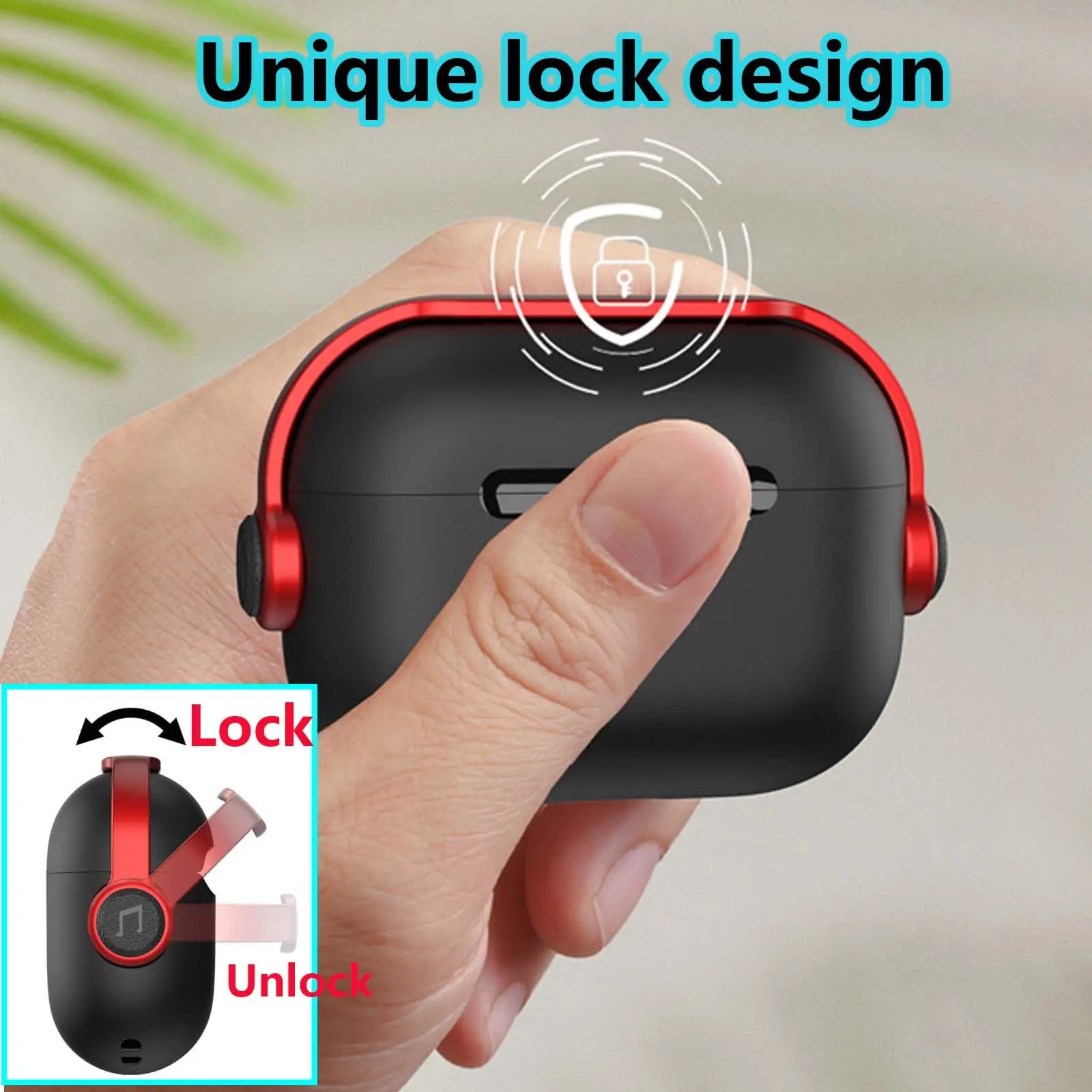 (2025) جديد لـ AirPods Pro 3 حافظة قفل أمان غطاء حماية لأجهزة AirPods Pro الجيل الثالث ملحقات لـ AirPods Pro 3 #3