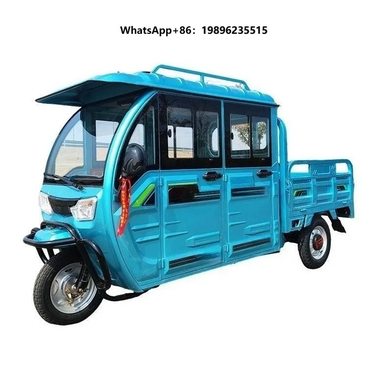High-Power New Electric Tricycle Closed Oil Farm Goods Stall Home Mountain Electric EEC Certified