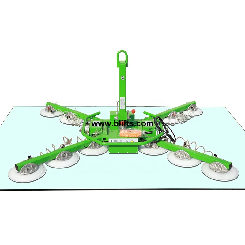 6/8/10 Ventose Flip-tipo Vuoto Tenda da costruzione in vetro Sollevatore da parete Gru Ventosa Attrezzatura di sollevamento Dispositivo di caricamento a sbalzo