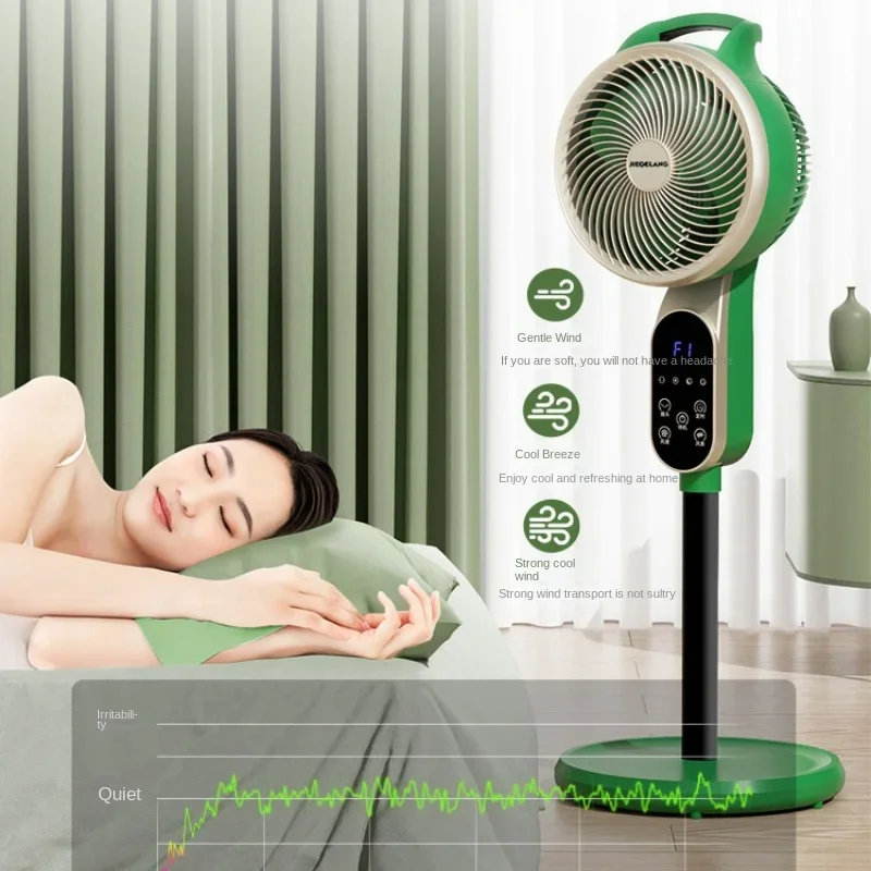 

Office Air Circulation Fans Touch Shake Head Household Electric Fans Quiet Vertical Remote Control Small Turbine Cold Fan