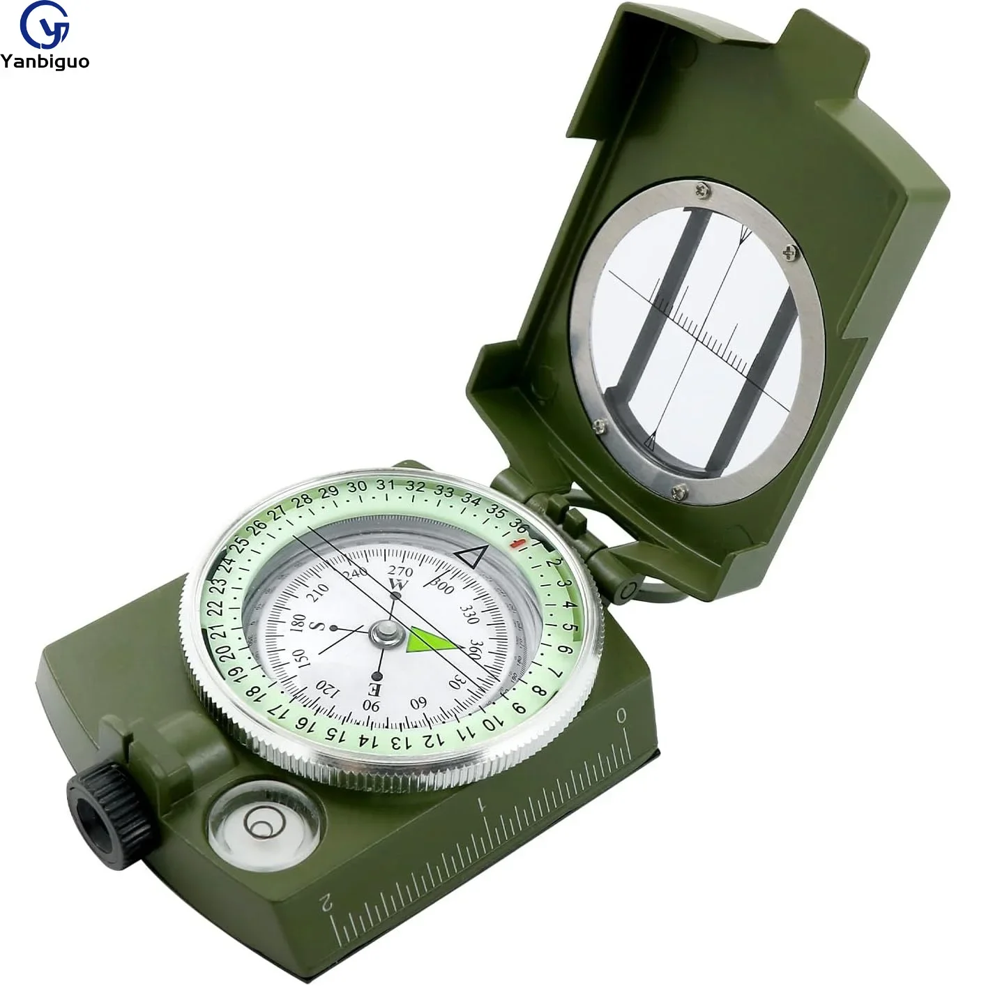 

Camping Survival Compass Navigation, Waterproof Shockproof for Hiking Climbing Biking Exploring Geology Outdoor Compasses