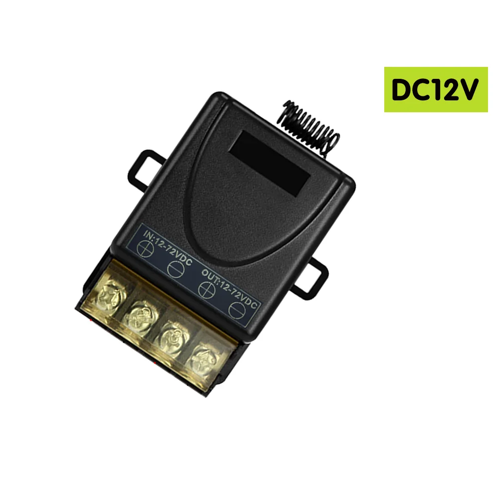 433 Mhz DC 12 V 24 V 36 V 48 V 30A Relais Drahtlose Fernbedienung Schalter RF ON OFF Sender für Warmwasserbereiter Pumpen Lichter Lampen – Detail 12