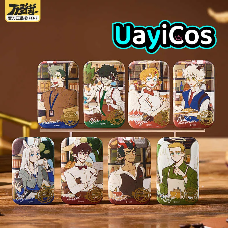 

Официальный All Saints Street мультфильм животных жесть значок брошь булавки орнамент аксессуары для кукол аниме фигурка игры игрушки подарки для детей