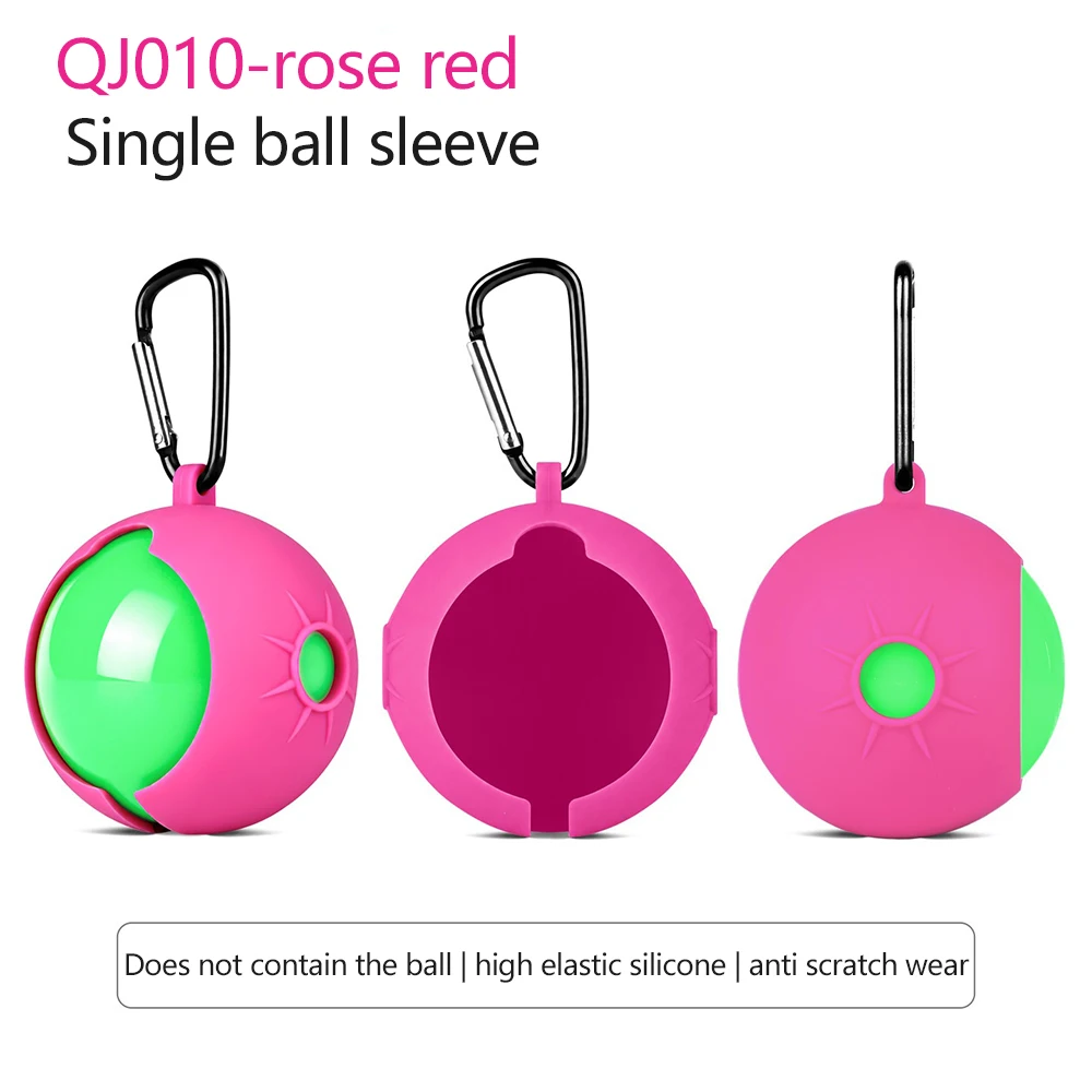 PGM Golfball-Halter, 1/4 Stück, Silikon-Golfball-Schutzhülle, tragbare Einzelball-Tasche, Golf-Sportzubehör – Detail 6