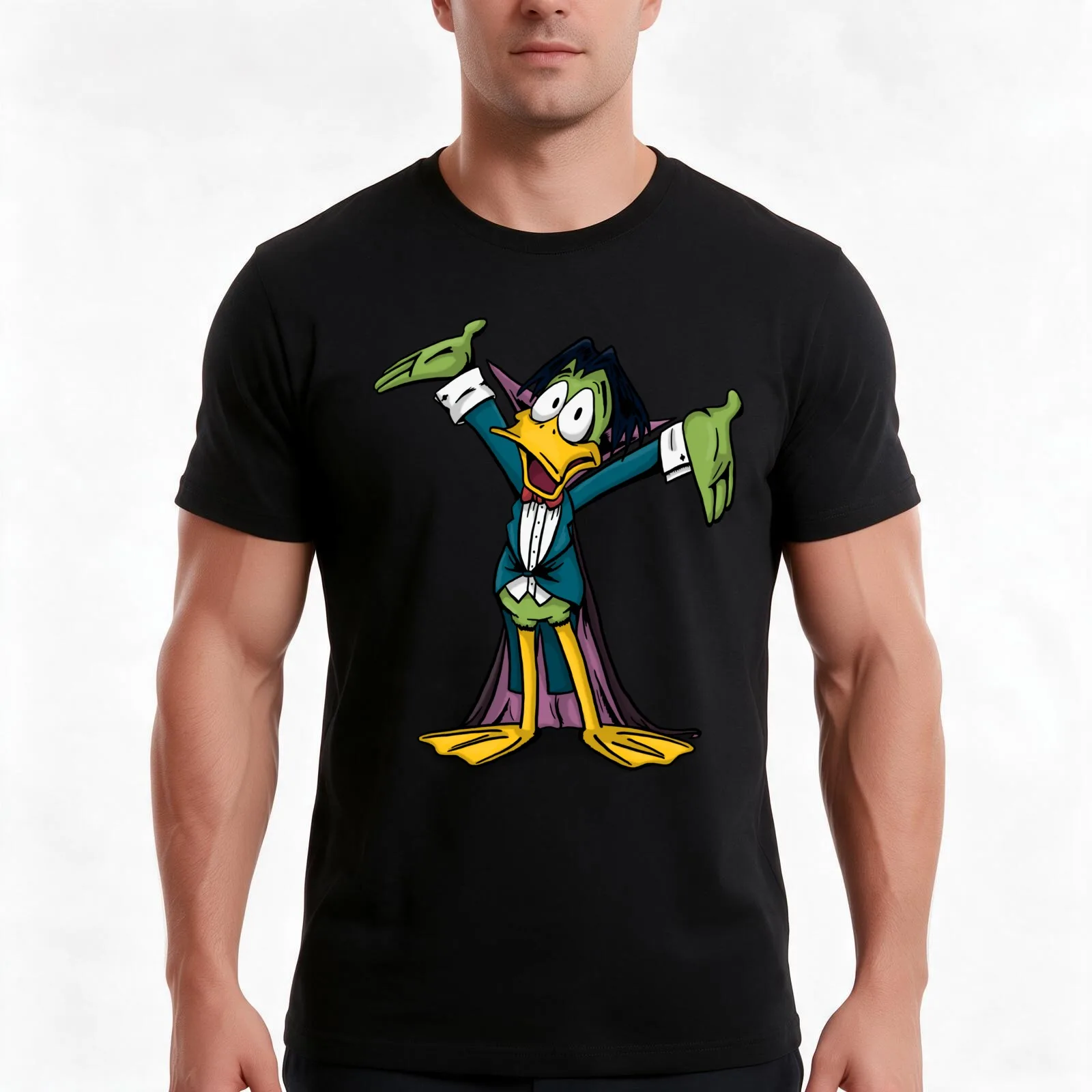 Day Gifts Count Duckula Graphic For Fans T-Shirt Summer Casual Cotton Tee Oversized Streetwear Tops Vintage Graphic Print