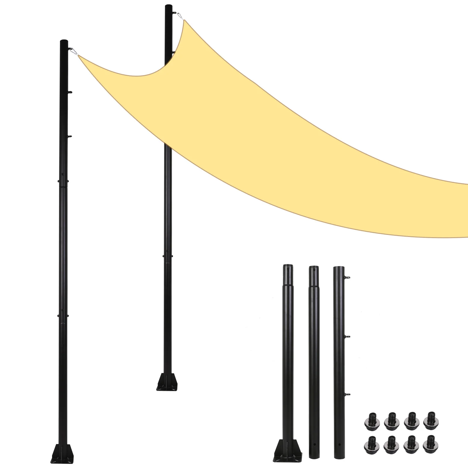

Комплект из 2 патронов для уличного солнцезащитного козырька, сверхмощный комплект патронов для солнцезащитного козырька для солнцезащитного козырька, патио, сад
