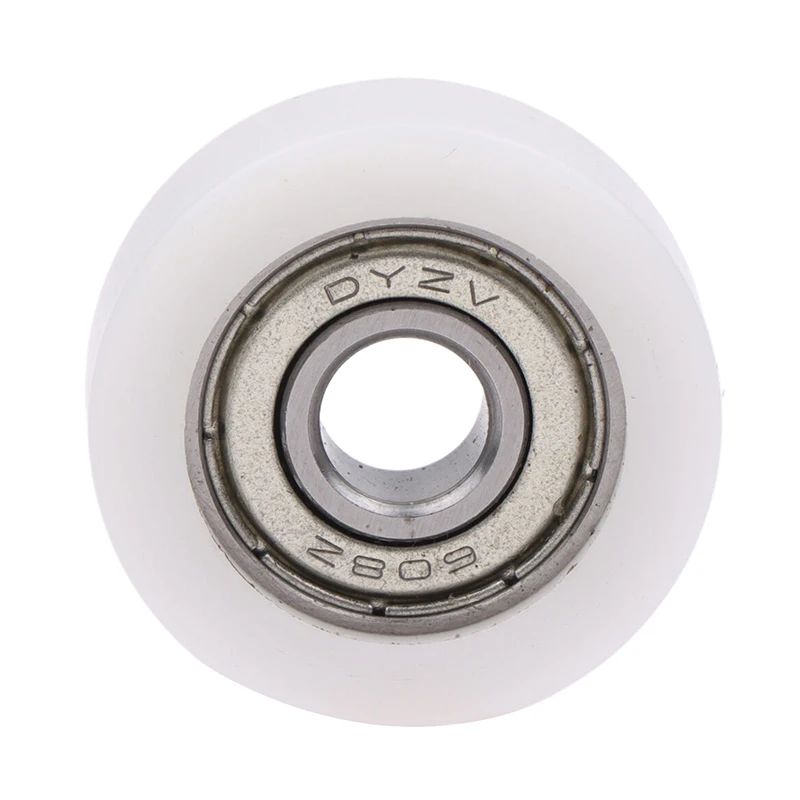 (.) 8*30*10mm Injection Molded Nylon Coated Bearing Wheel Bearing 608 Roller Wheel Track Rail Pulley Door Window Track Pulley