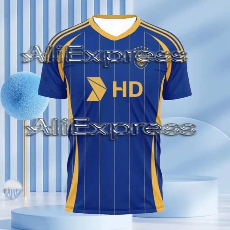 

3Dprint Korean league football uniforms, outdoor running and fitness sports quick-dry breathable short-sleeved moto T-shirts