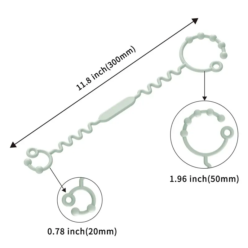 Baby Bottle Anti-Loss Chain Multi-Functional Silicone Anti-Rope Water Cup Pacifier Fixed Rope Baby Pacifier Anti-Drop Chain