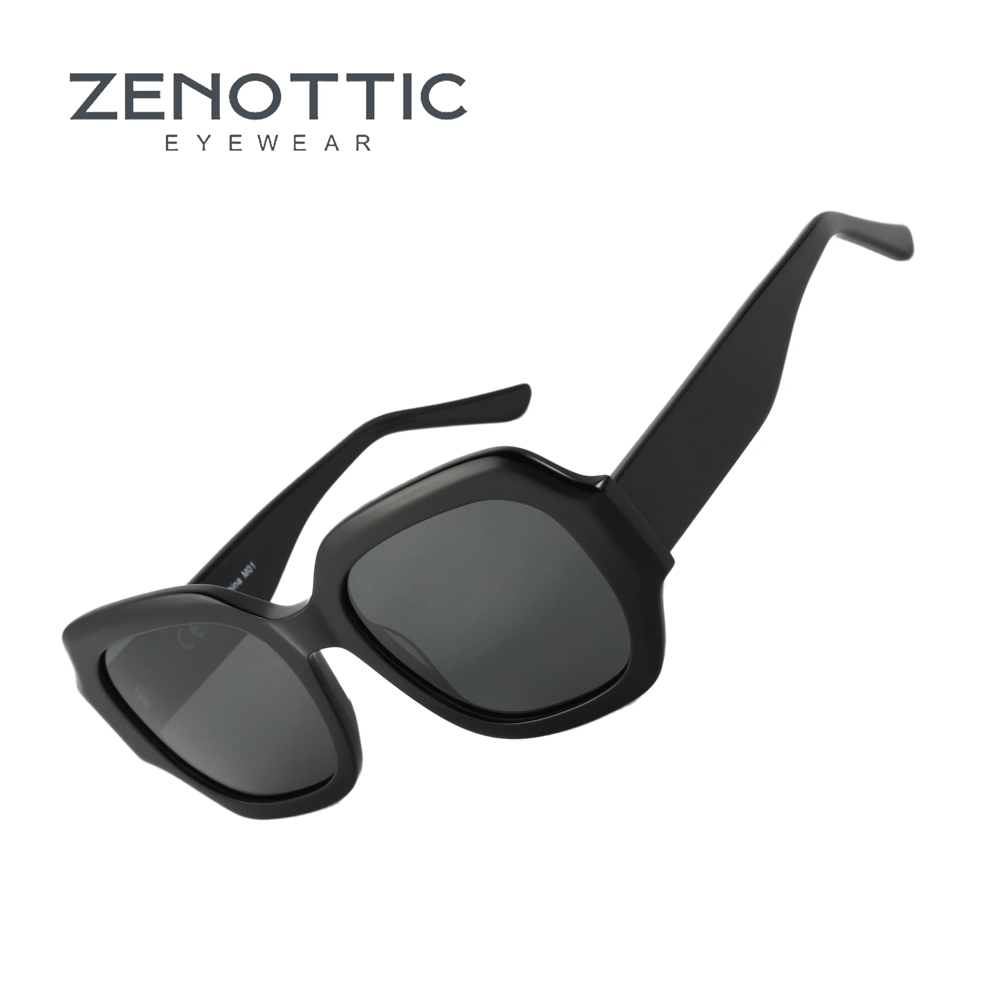 

ZENOTTIC New Trend Hexagon Polarized Sunglasses Women Uv400 Protection Shade High-quality Acetate Fashion Sun Glasses ZS6212