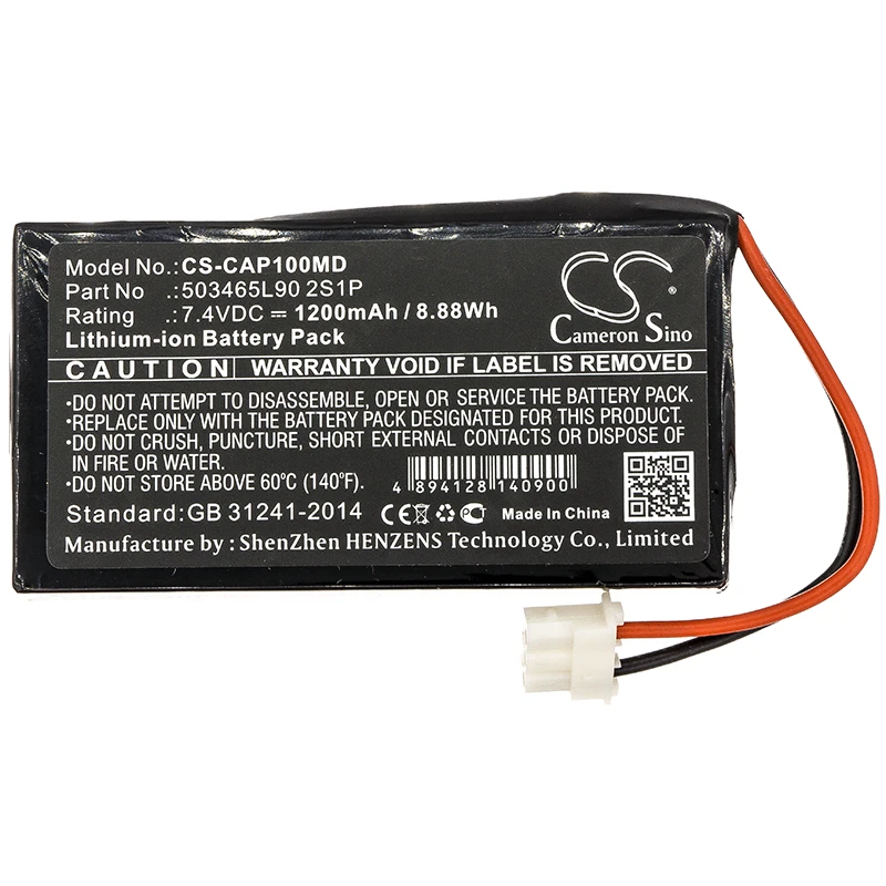 503465L90 1200mAh Akü: CHARMCARE ve ACCURO Pulse Oximeter Cihazlarında Güvenilir Enerji Kaynağı