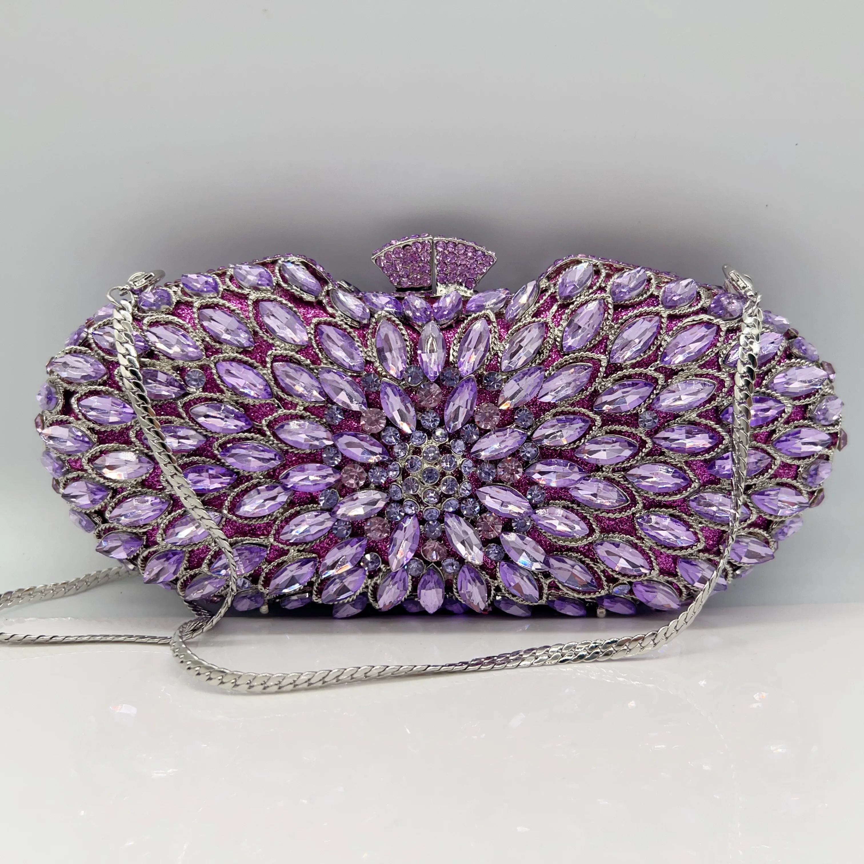 High Quality Luxury Radioactive Marquise, Diamond Wedding Party, Tote Bag, Evening Bag, Crystal Clutch - view 6
