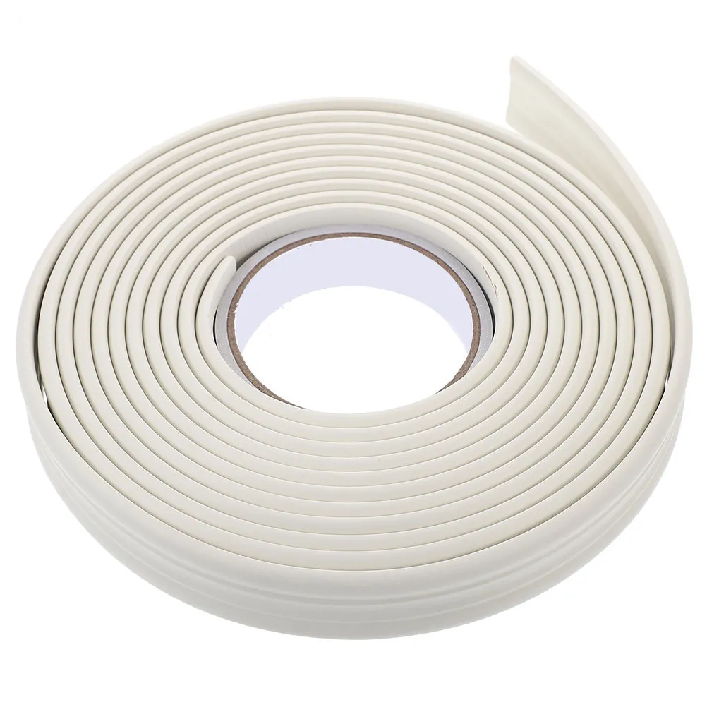 Flexible PVC Peel and Stick Wall Trim Vinyl Baseboard Molding Self-Adhesive Decorative for Living Room TV Background Wall