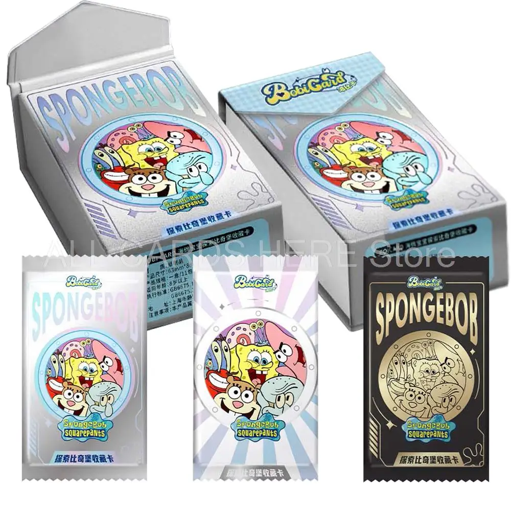 

SpongeBob Doraemon Hayao Miyazaki Cards for Children New Fairy Tale World TCG Playing Game Rare Card Figures Family Table Toys