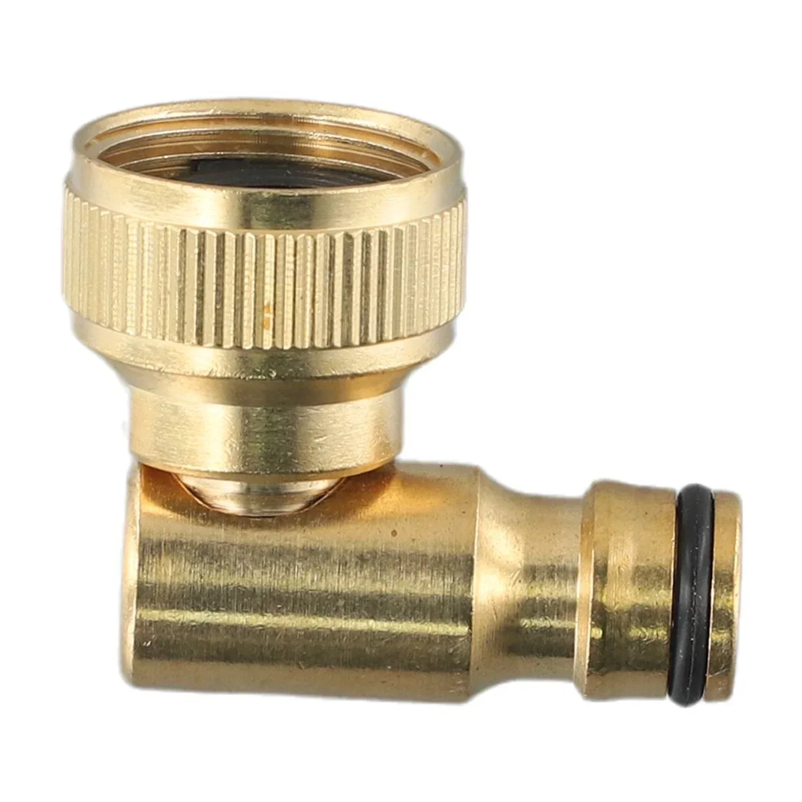 Brass 90 Degree Swivel Elbow Quick Connector For Hoselock Plug 3/4'' Female Outdoor Garden Hose Faucet Adapter