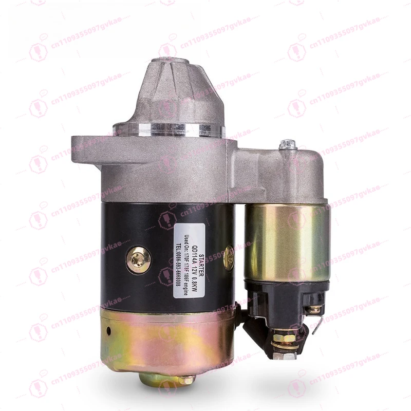 QD114B Diesel Engine Starter Motor 0.9KW Inverted 12v Water Pump Electric Starter Motor