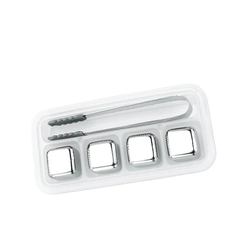 

*Creative stainless steel ice cube metal quick-frozen ice tartar quick-freezer whiskey chilled artifact