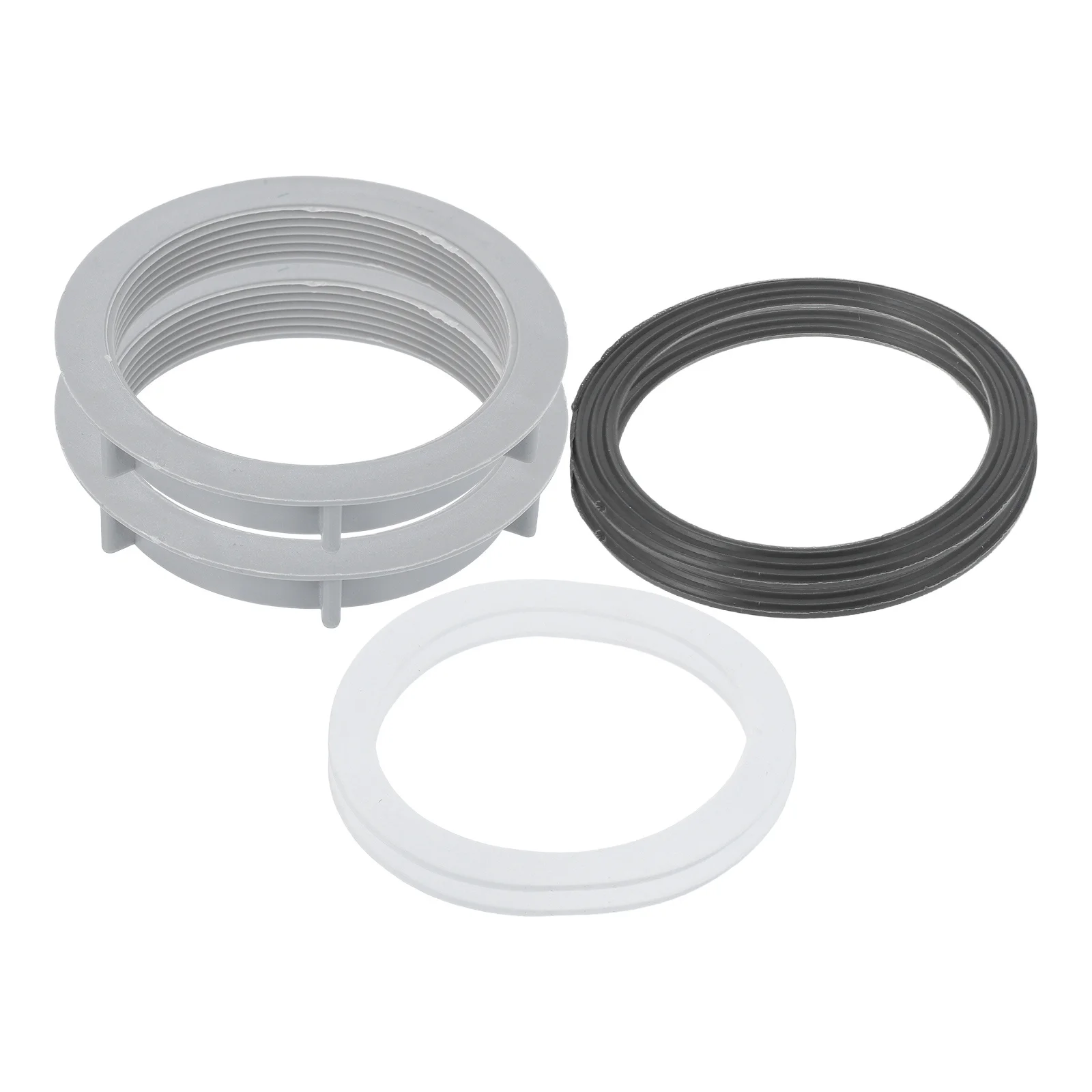 

6Pcs Sink Drain Strainer Seal Kit 110mm Rubber Washer Nut Plumbing Replacement Leak Proof Washer Type A Kit