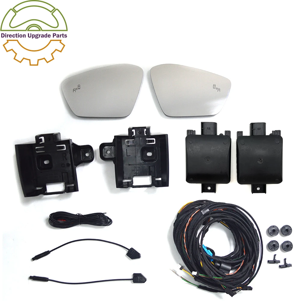 

For Superb Blind Spot Lane Change Assist Kit Mirror Set 2QD 907 685 685 3VD 907 455 A 456 A