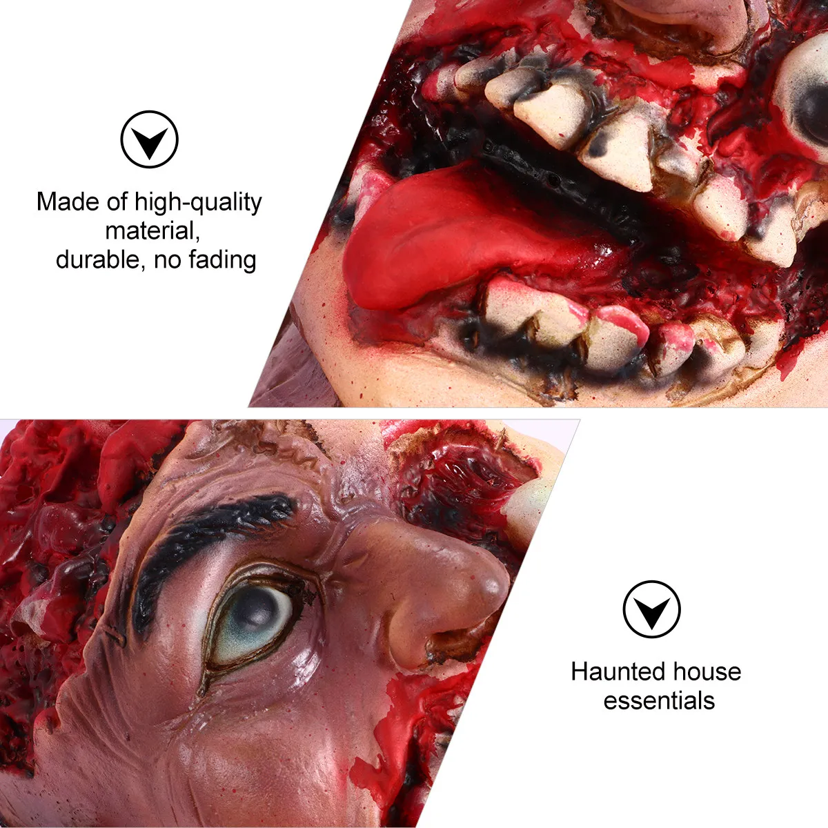 

Маска призрака для Хэллоуина: реалистичный дизайн для декора дома с привидениями, украшения для вечеринок